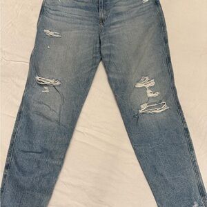 Abercrombie Distressed Blue Jeans